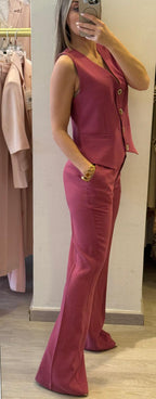 Completo Coordinato Gilet+Panta In Viscosa