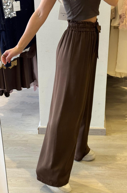 Pantalone In Saten Viscosa Motel