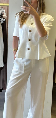Completo Tailleur In Lino e Viscosa