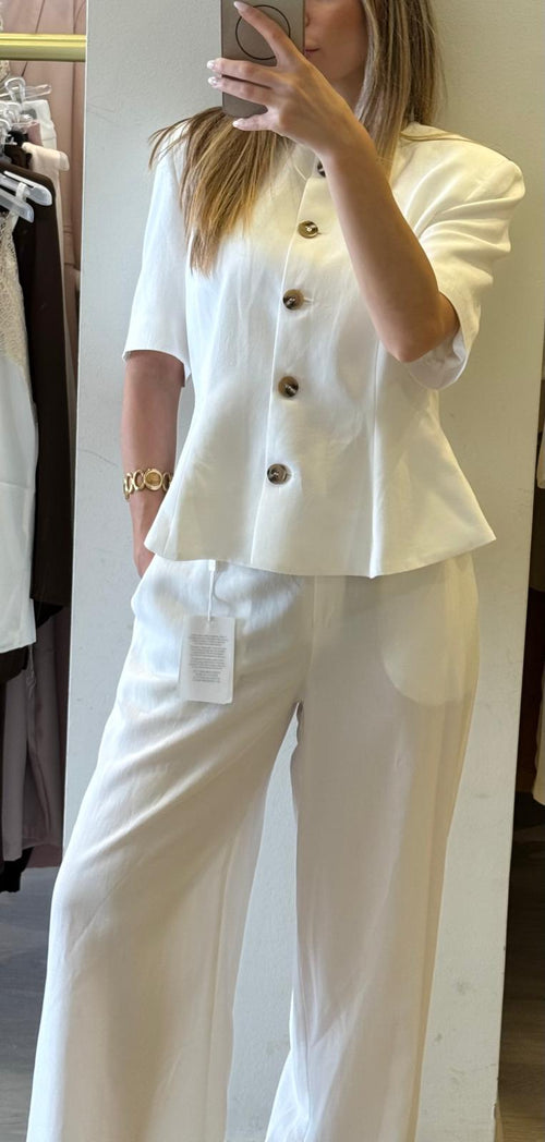 Completo Tailleur In Lino e Viscosa