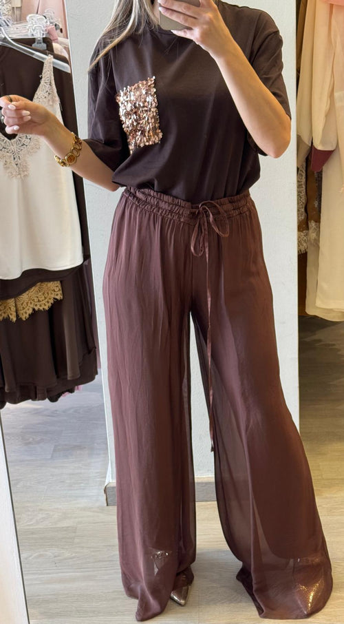 Pantalone Luce In Seta