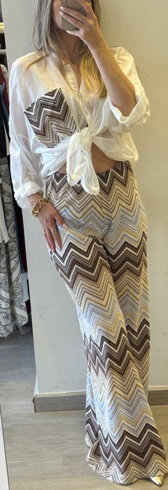 Camicia Con Taschino In Missoni