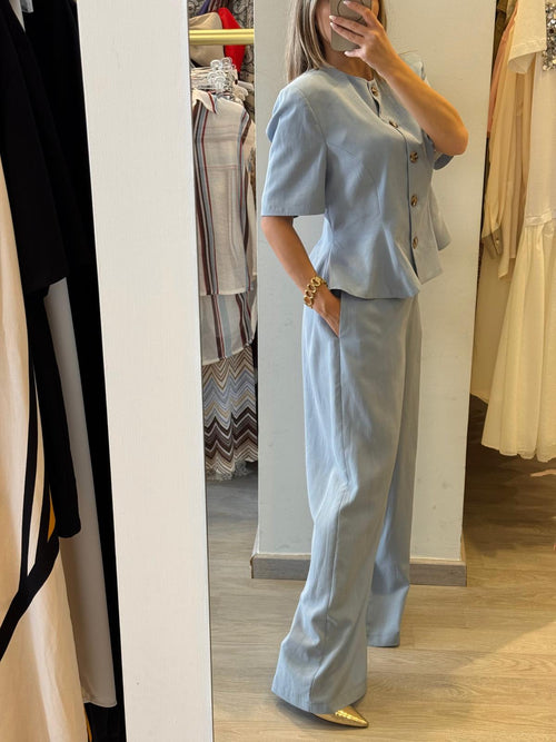 Completo Tailleur In Lino e Viscosa
