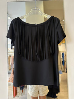 T-Shirt Con Frange