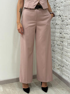 Pantalone Tailleur Rosa