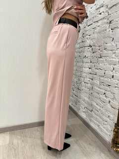 Pantalone Tailleur Rosa