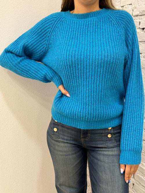 Pull in mohair e lana