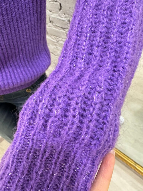Pull in mohair e lana