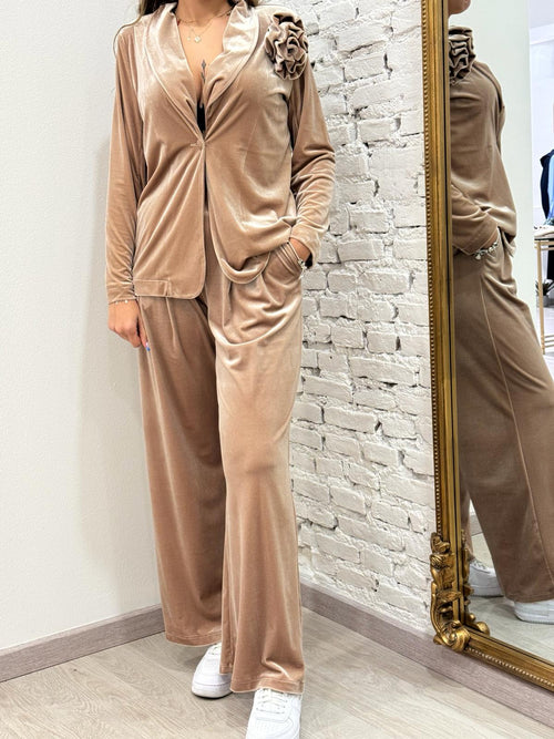 Giacca Tailleur in velluto Tensione In