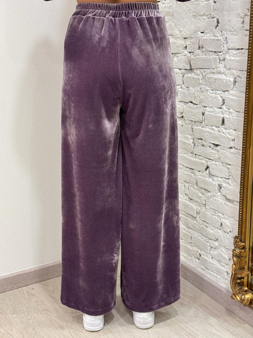 Pantalone Tailleur in velluto