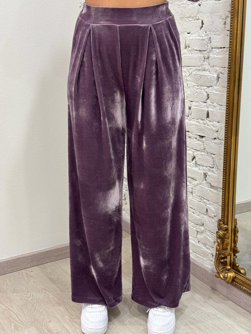Pantalone Tailleur in velluto