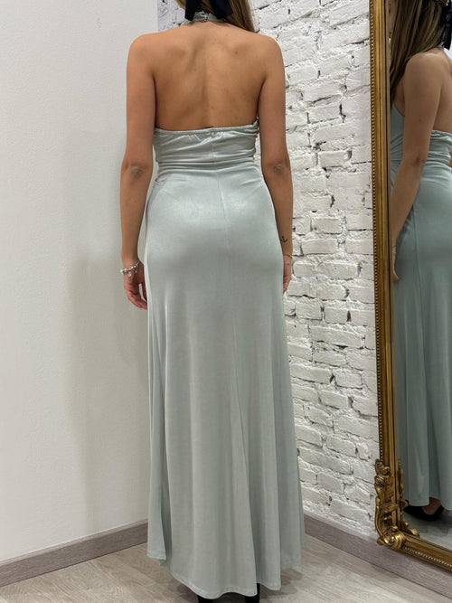 Abito in maglina lurex in viscosa