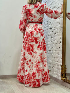 Abito in cotone flowers