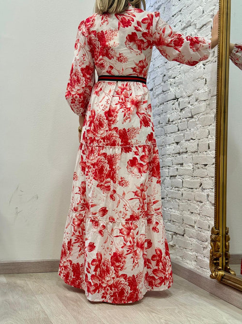 Abito in cotone flowers