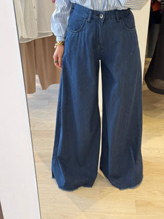 Pantalone Ampio Denim