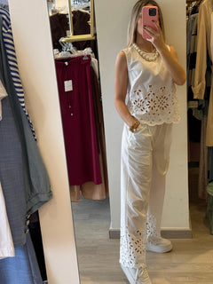 Pantalone Traforato