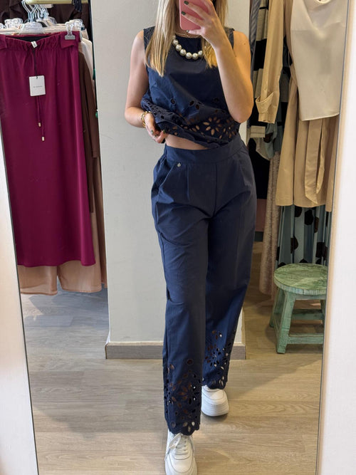 Pantalone Traforato