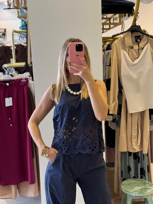 Pantalone Traforato