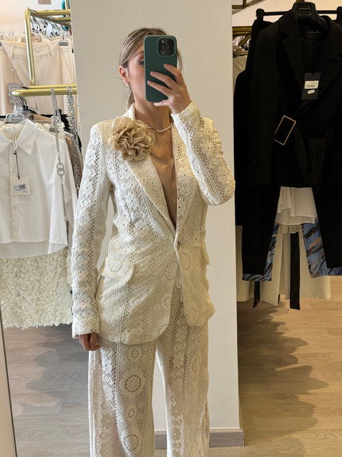 Giacca in macramè