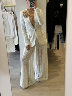 Pantalone in macramè