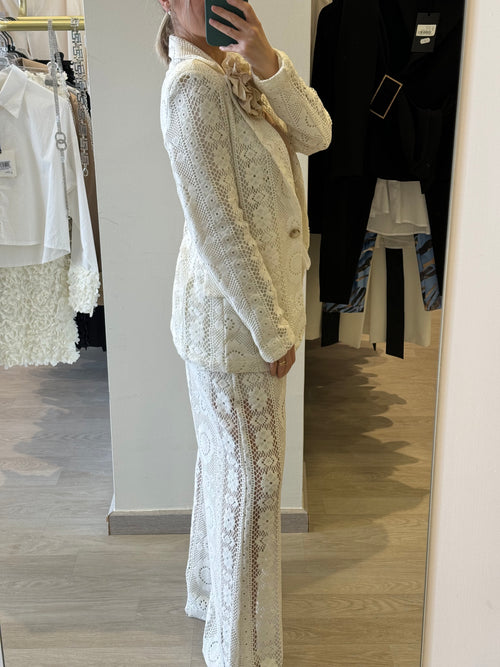 Pantalone in macramè