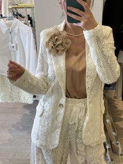 Giacca in macramè