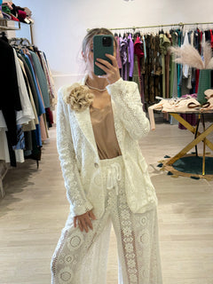 Giacca in macramè