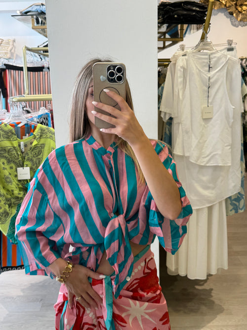 Camicia A Righe Larghe