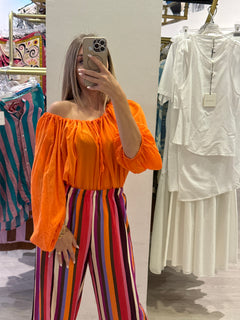 Camicia Con Scollo A Barca