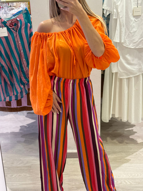 Camicia Con Scollo A Barca