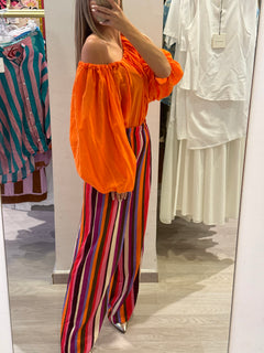 Camicia Con Scollo A Barca