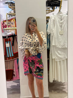 Gonna Pareo Corta Fantasia Leopardo