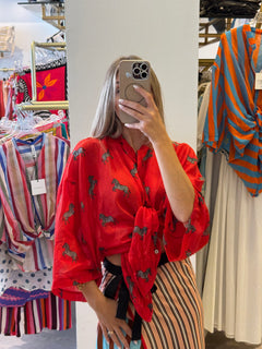 Camicia Zebre In Mussola
