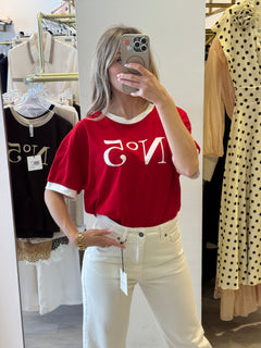T-shirt "N5" A Contrasto TENSIONE IN