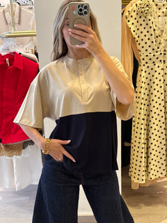 Maglia Serafino Bicolore