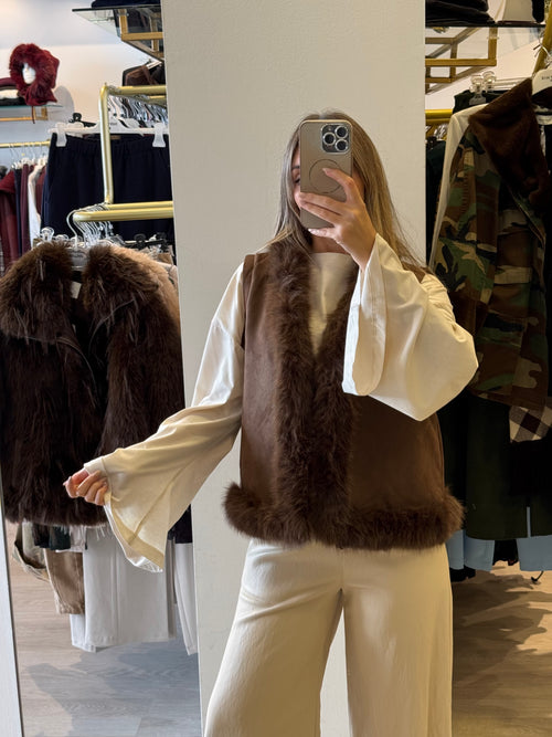 Gilet Con Pelliccia