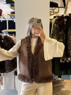 Gilet Con Pelliccia