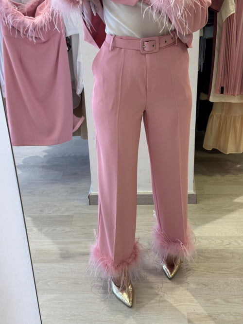 Pantalone Con Piume