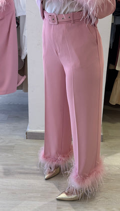 Pantalone Con Piume