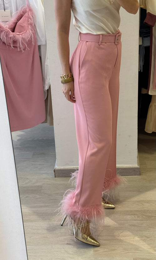Pantalone Con Piume