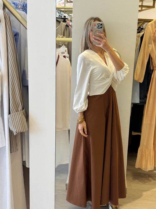 Abito Bicolor (Disponibile Anche In Nero) Tensione In