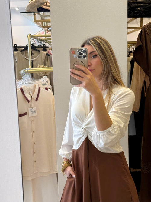 Abito Bicolor (Disponibile Anche In Nero) Tensione In