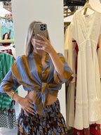 Camicia A Righe Maxi
