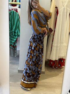 Camicia A Righe Maxi