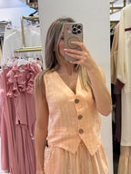 Gilet In Lino