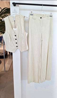 Completo Gilet/Pantalone Gessato