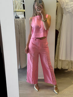 Completo Top/Pantalone in Viscosa/Lino (+colorazioni)