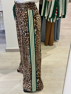 Pantalone maculato in viscosa