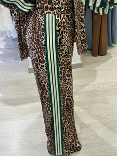 Pantalone maculato in viscosa