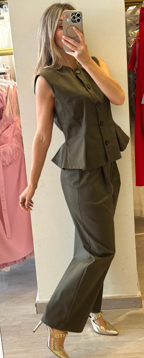 Pantalone Con Pence 26P4516 Tensione In